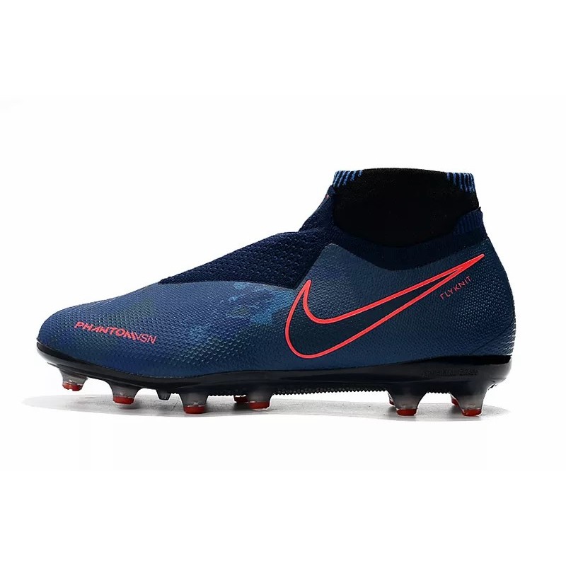 Botas de Fútbol Nike Phantom VSN Elite DF AG Azul Marino (#39~#45)