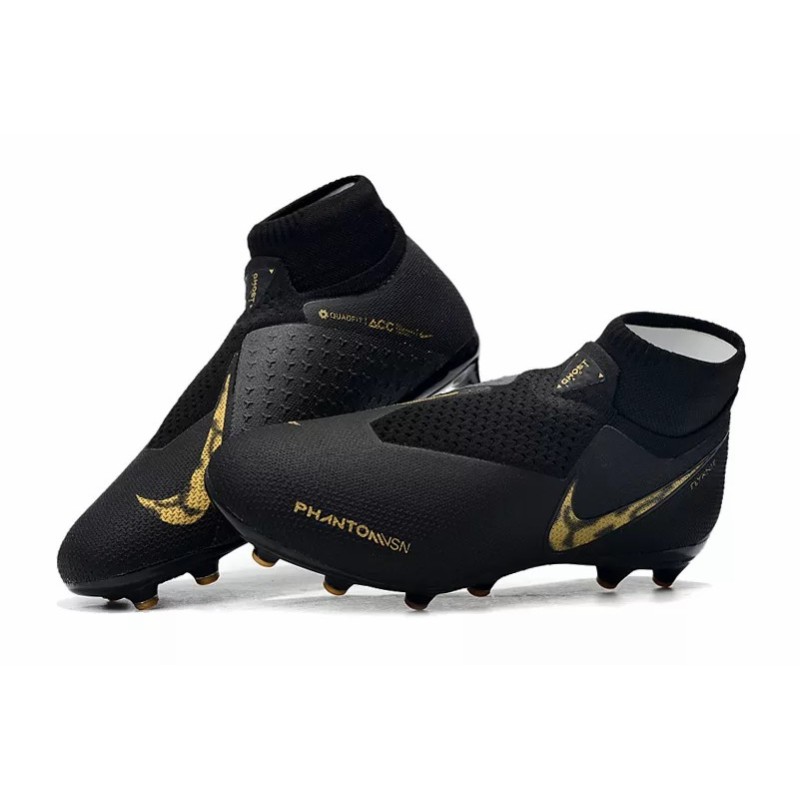 Botas de Fútbol Nike Phantom VSN Elite DF AG Negro (#39~#45)