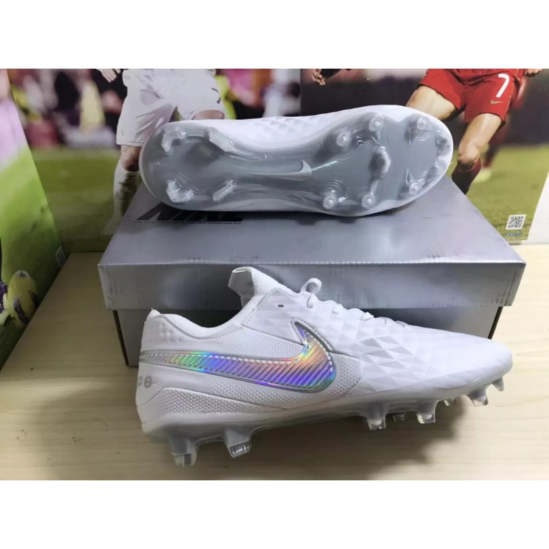 Botas de Fútbol Nike Tiempo Legend VIII Elite FG Blanco (#38~#45)