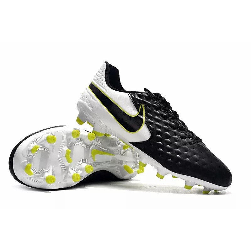 Botas de Fútbol Nike Tiempo Legend VIII Elite FG Negro&Blanco (#39~#45)