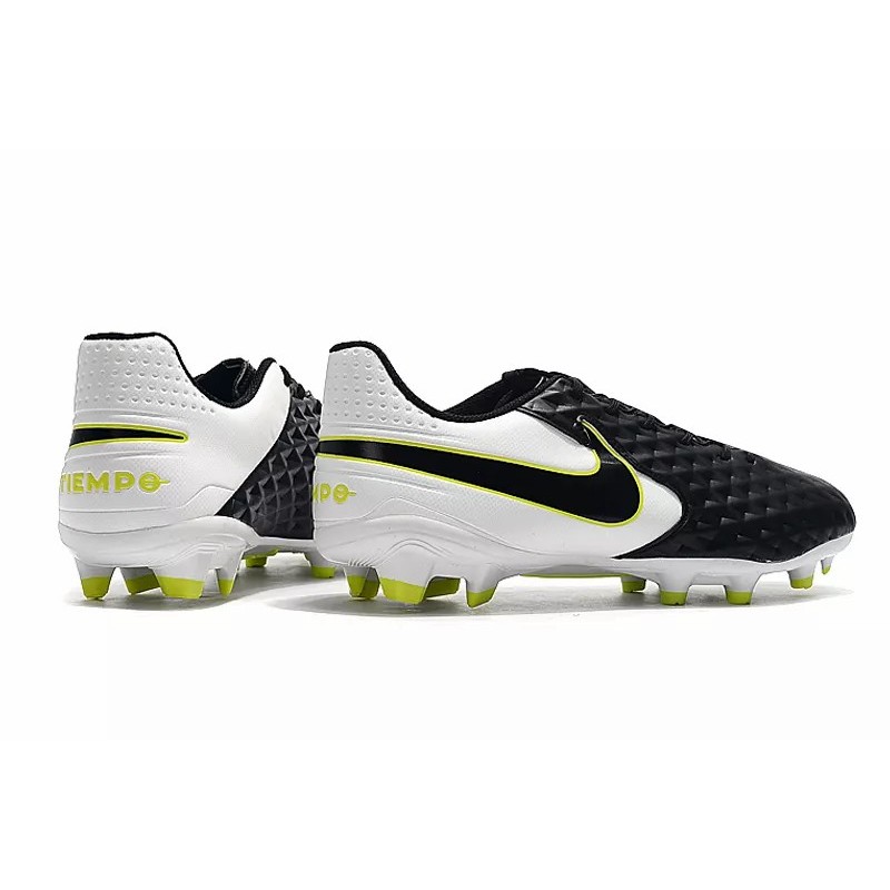 Botas de Fútbol Nike Tiempo Legend VIII Elite FG Negro&Blanco (#39~#45)