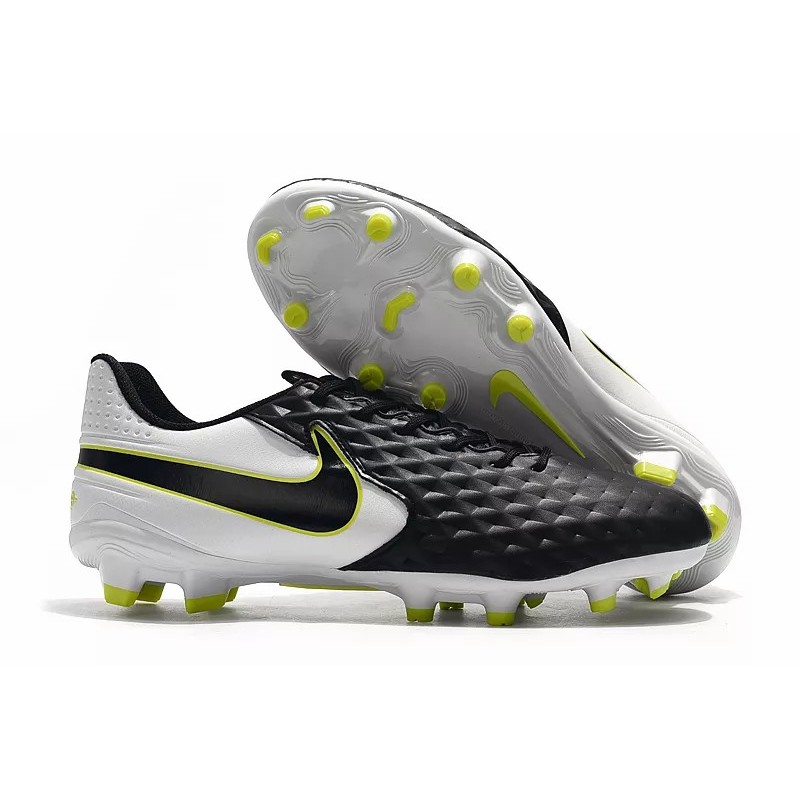 Botas de Fútbol Nike Tiempo Legend VIII Elite FG Negro&Blanco (#39~#45)