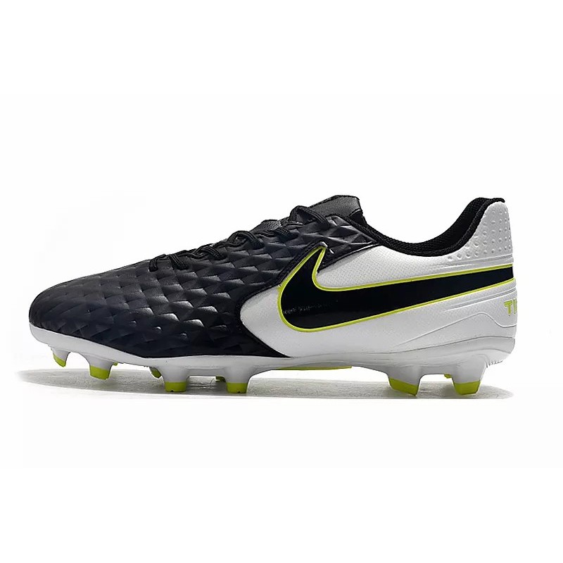 Botas de Fútbol Nike Tiempo Legend VIII Elite FG Negro&Blanco (#39~#45)