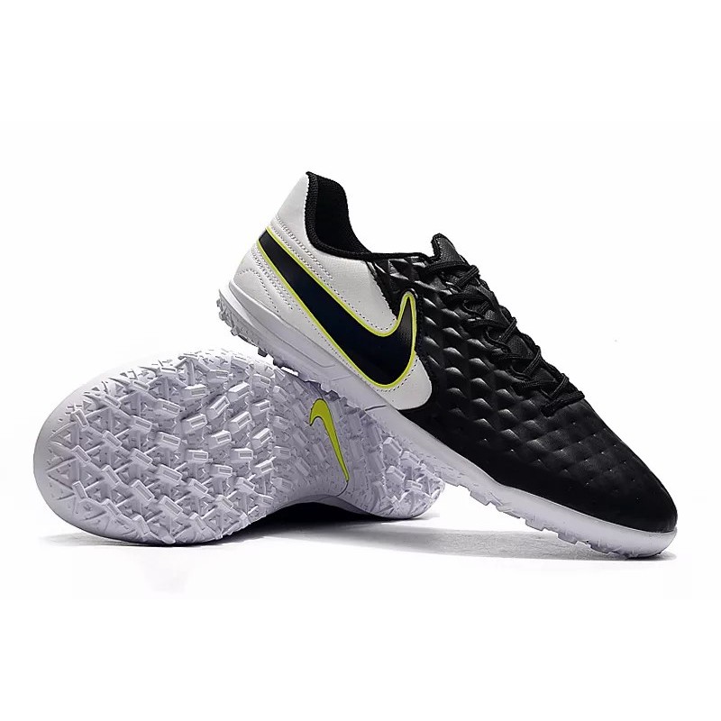 Botas de Fútbol Nike Tiempo Legend VIII Elite TF Negro&Blanco (#39~#45)