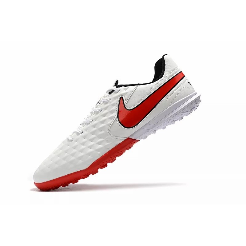 Botas de Fútbol Nike Tiempo Legend VIII TF Blanco&Rojo (#39~#45)