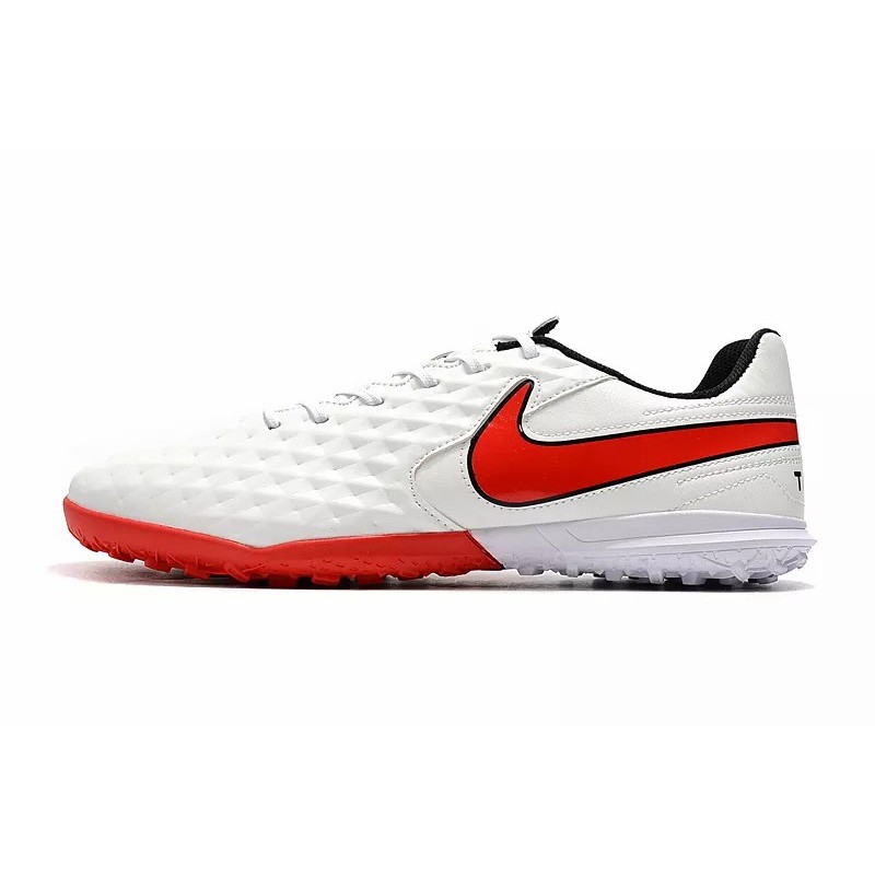 Botas de Fútbol Nike Tiempo Legend VIII TF Blanco&Rojo (#39~#45)