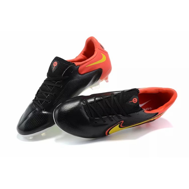 Botas de Fútbol Nike Tiempo Legend 9 FG Negro&Rojo (#39~#45)