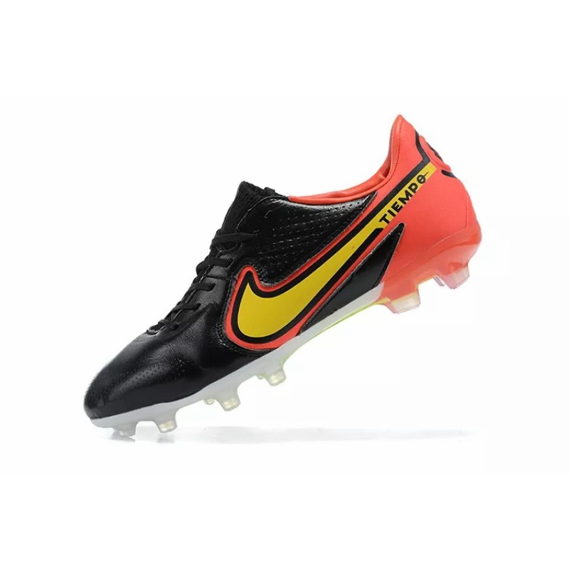 Botas de Fútbol Nike Tiempo Legend 9 FG Negro&Rojo (#39~#45)