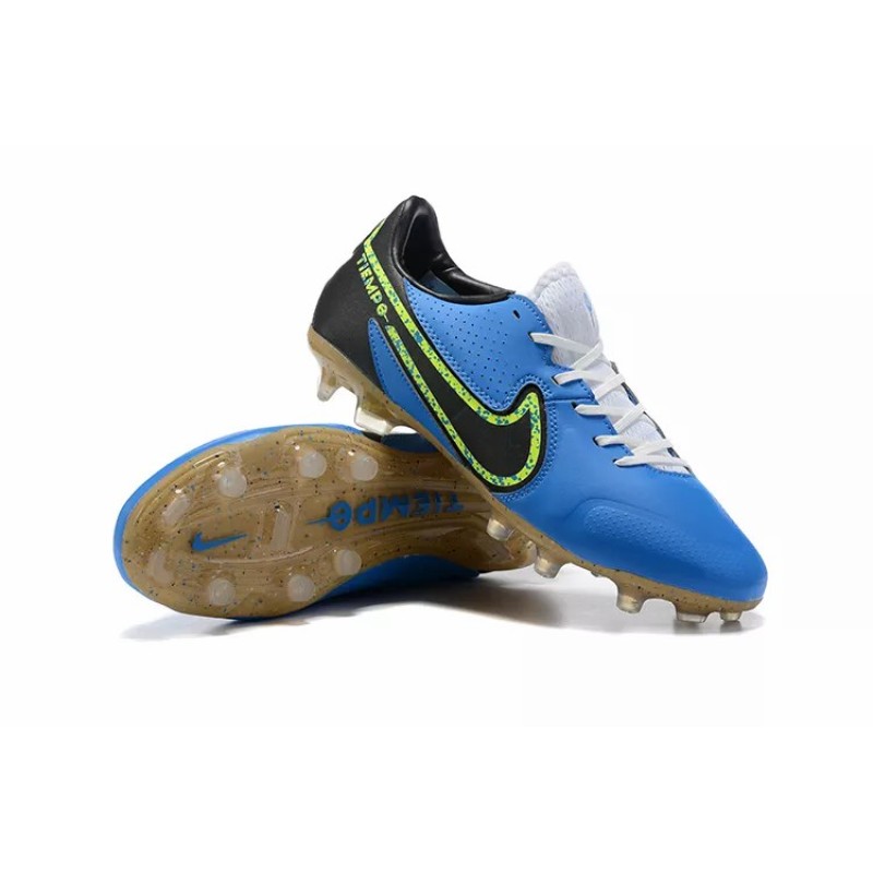 Botas de Fútbol Nike Tiempo Legend 9 FG Azul&Negro (#39~#45)