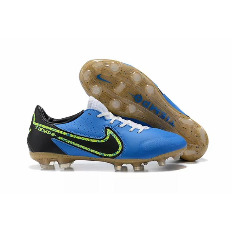 Botas de Fútbol Nike Tiempo Legend 9 FG Azul&Negro (#39~#45)