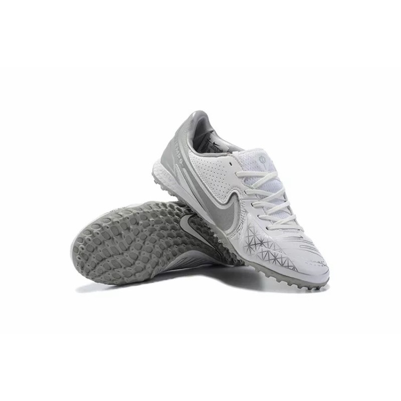 Botas de Fútbol Nike Tiempo Legend 9 TF Blanco&Gris (#39~#45)