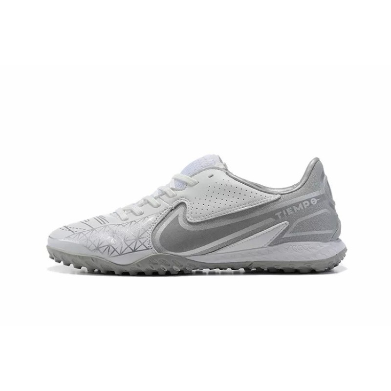 Botas de Fútbol Nike Tiempo Legend 9 TF Blanco&Gris (#39~#45)