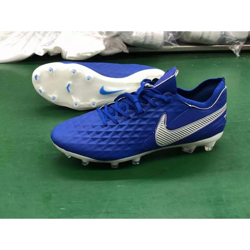 Botas de Fútbol Nike Tiempo Legend VIII FG Azul / Rojo (#38~#45) Botas de Fútbol Nike Tiempo Legend VIII FG Azul / Rojo (#38~#45)