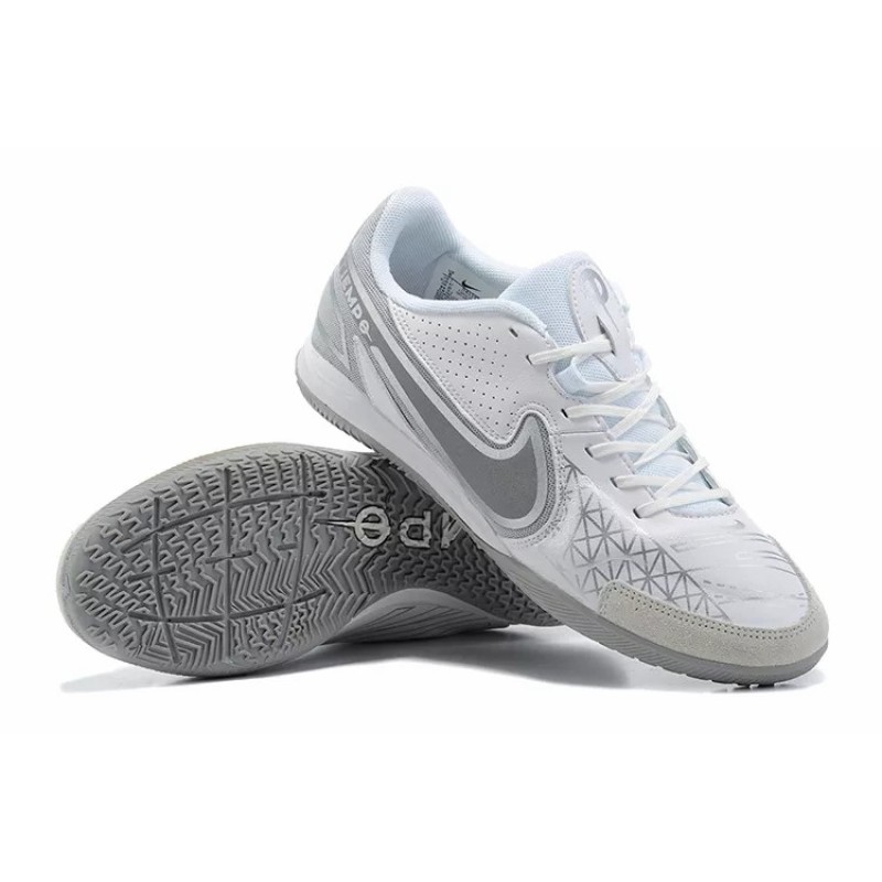 Botas de Fútbol Nike Tiempo Legend 9 MD TF Blanco&Gris (#39~#45)