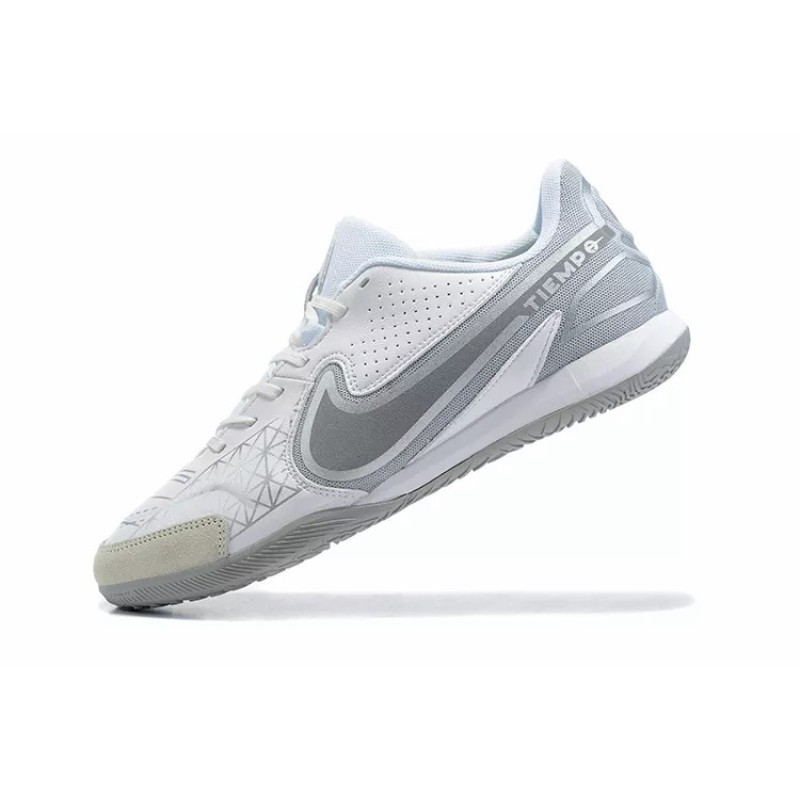 Botas de Fútbol Nike Tiempo Legend 9 MD TF Blanco&Gris (#39~#45)