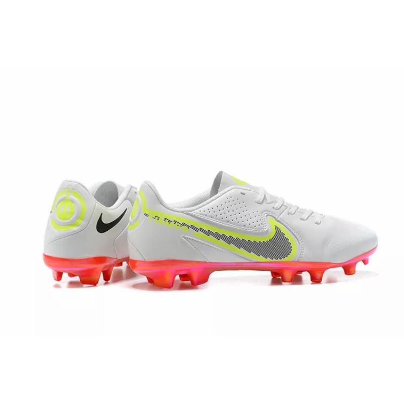 Botas de Fútbol Nike Tiempo Legend 9 FG Blanco&Amarillo (#39~#45)