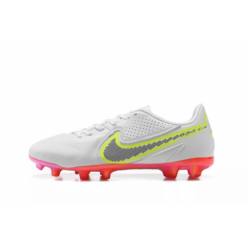 Botas de Fútbol Nike Tiempo Legend 9 FG Blanco&Amarillo (#39~#45)