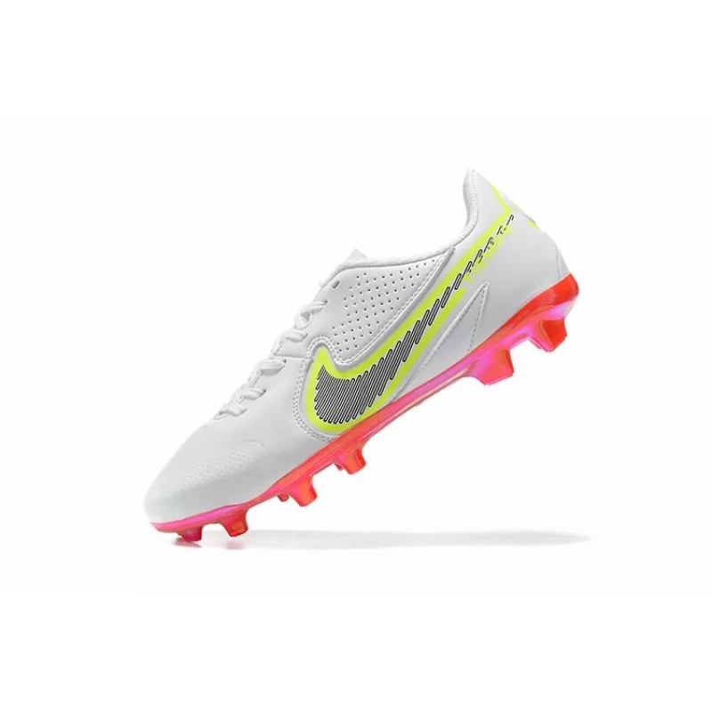 Botas de Fútbol Nike Tiempo Legend 9 FG Blanco&Amarillo (#39~#45)