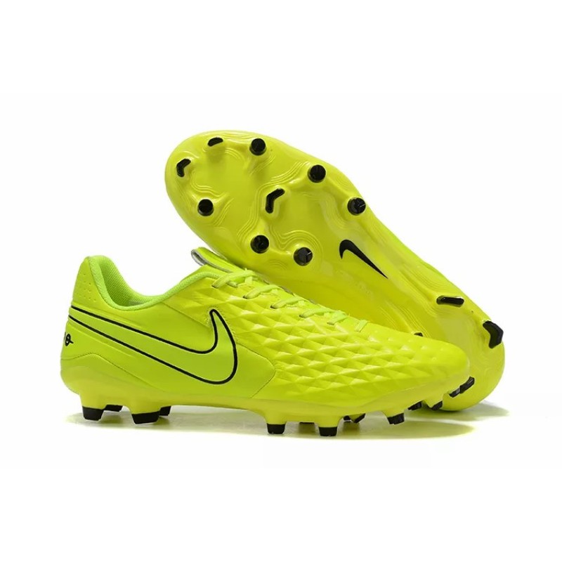 Botas de Fútbol Nike Tiempo Legend VIII DF FG Amarillo / Azul (#38~#45)