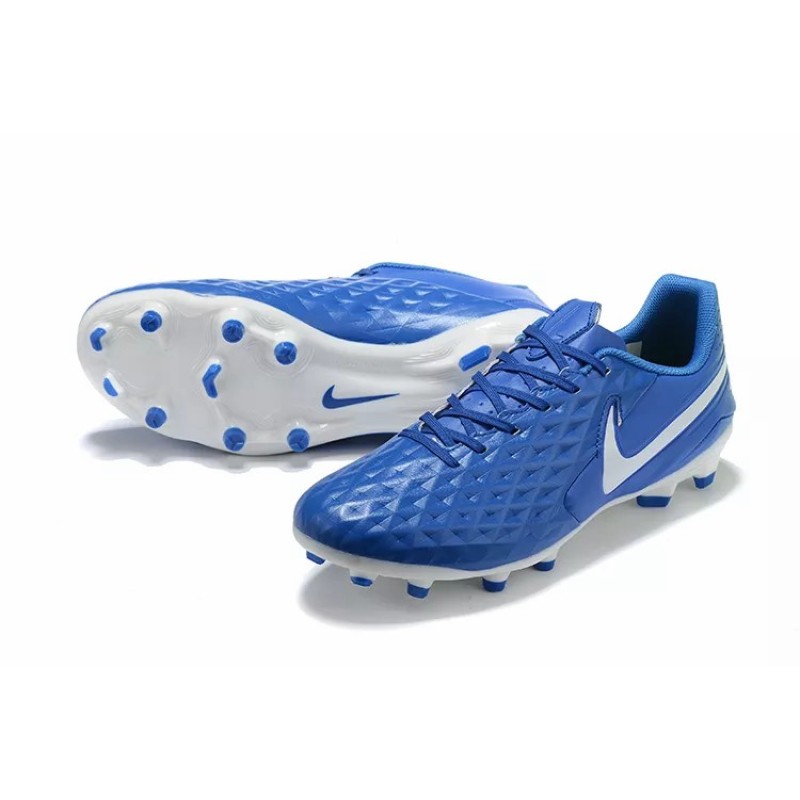 Botas de Fútbol Nike Tiempo Legend VIII DF FG Amarillo / Azul (#38~#45)