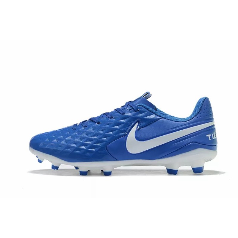 Botas de Fútbol Nike Tiempo Legend VIII DF FG Amarillo / Azul (#38~#45)