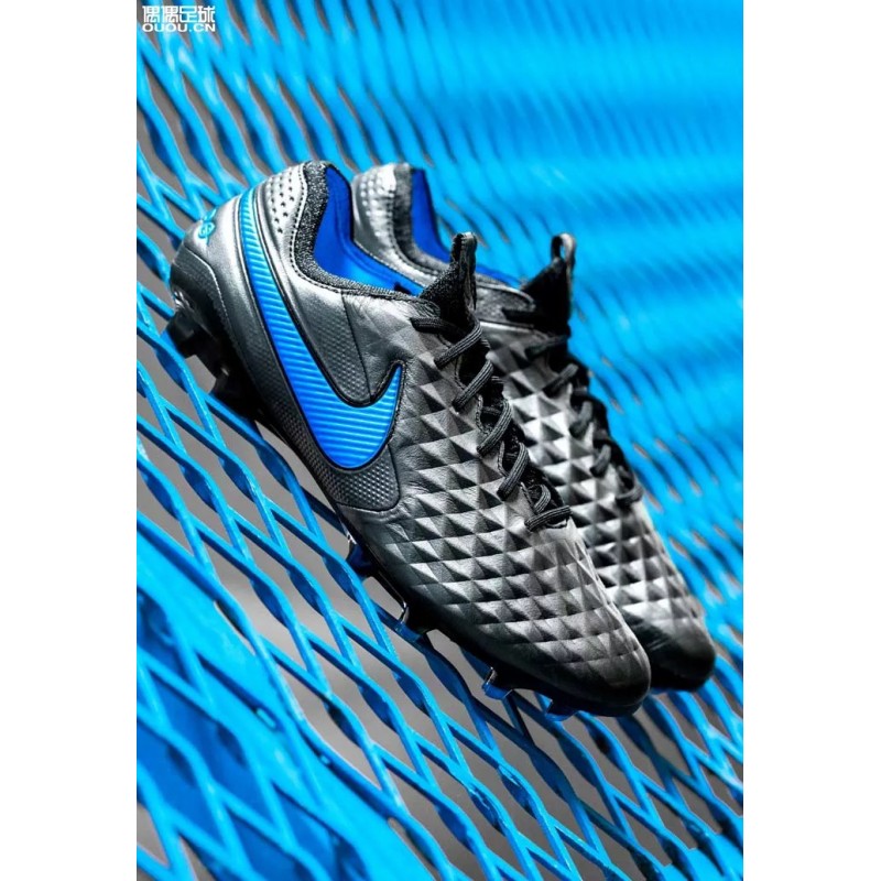 Botas de Fútbol Nike Tiempo Legend VIII FG Negro (#38~#45)
