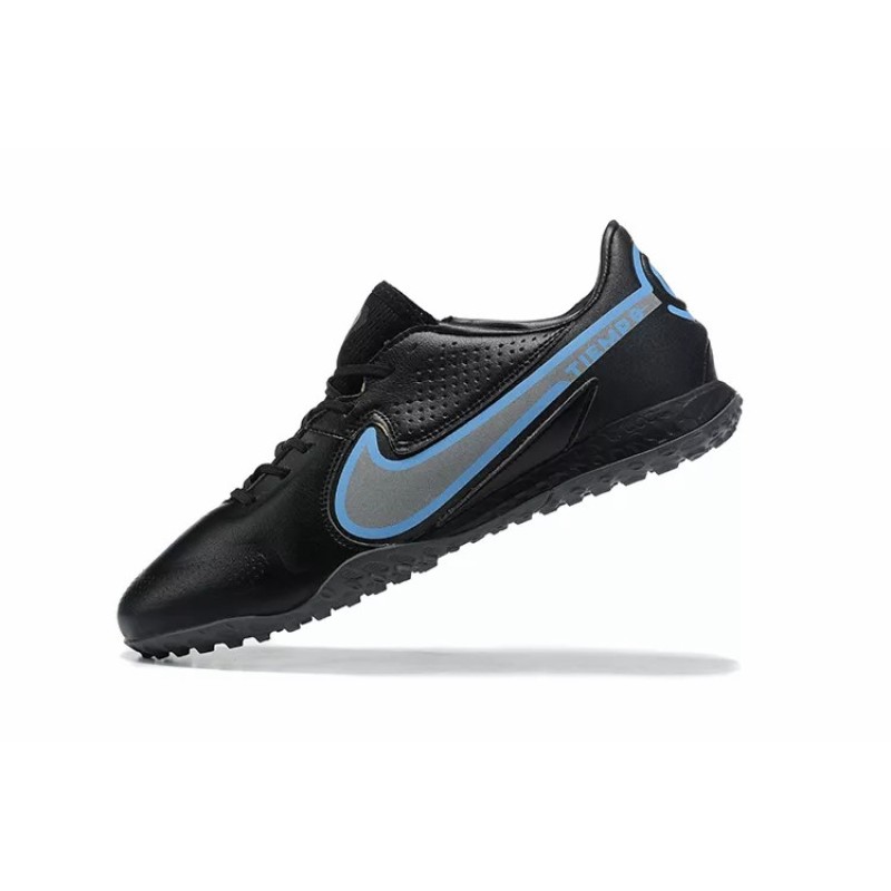 Botas de Fútbol Nike Tiempo Legend 9 MD Negro&Azul (#39~#45)