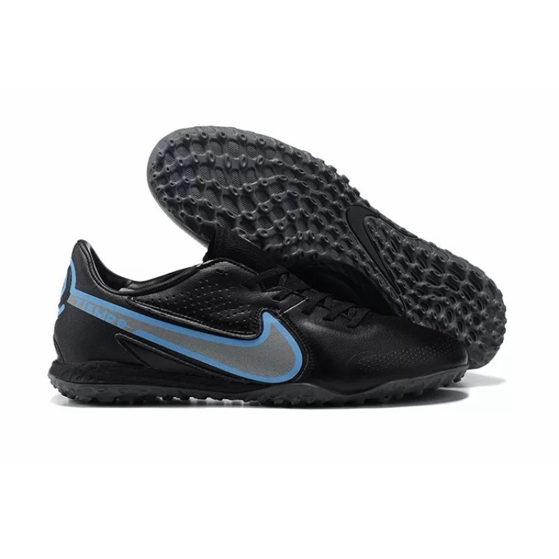 Botas de Fútbol Nike Tiempo Legend 9 MD Negro&Azul (#39~#45)
