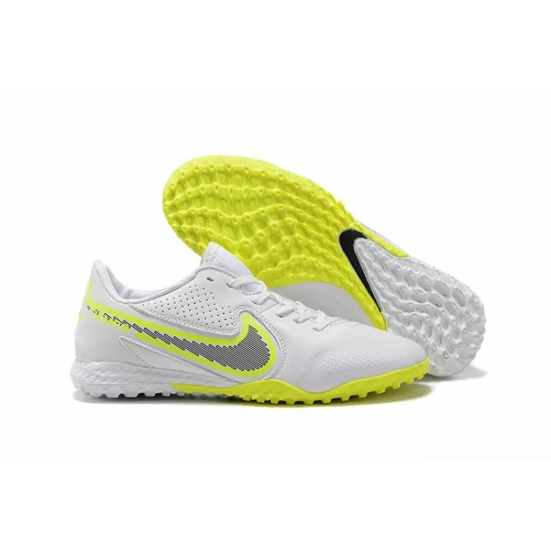 Botas de Fútbol Nike Tiempo Legend 9 MD Blanco&Amarillo (#39~#45)