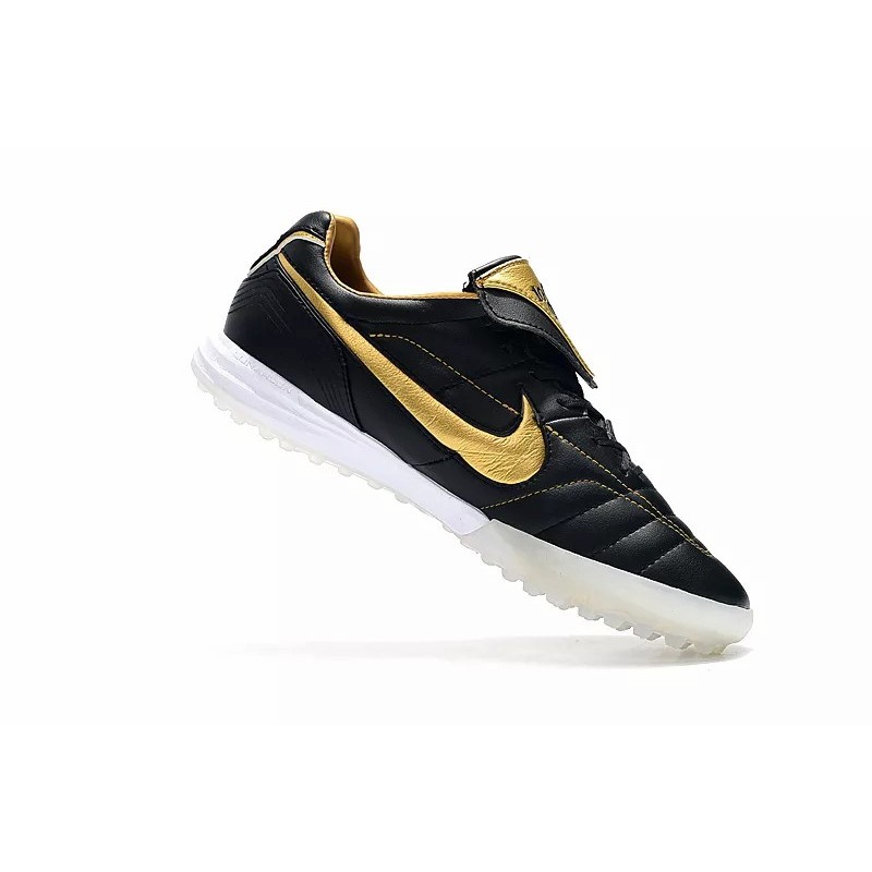 Botas de Fútbol Nike Tiempo Legend 7 R10 Elite TF Negro / Dorado / Blanco (#39~#45)