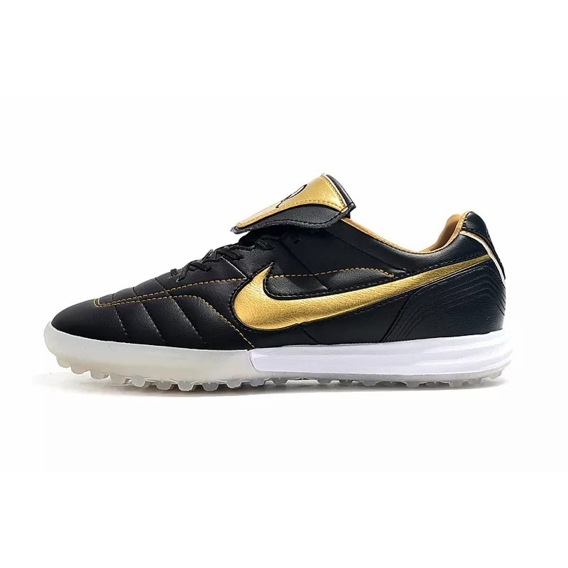 Botas de Fútbol Nike Tiempo Legend 7 R10 Elite TF Negro / Dorado / Blanco (#39~#45)