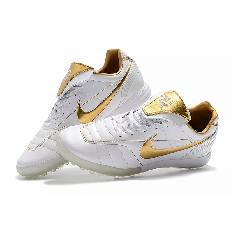 Botas de Fútbol Nike Tiempo Legend 7 R10 Elite TF Negro / Dorado / Blanco (#39~#45)