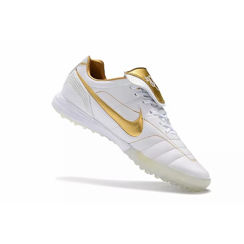 Botas de Fútbol Nike Tiempo Legend 7 R10 Elite TF Negro / Dorado / Blanco (#39~#45)