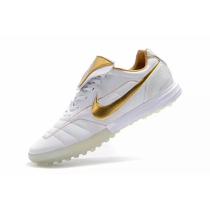 Botas de Fútbol Nike Tiempo Legend 7 R10 Elite TF Negro / Dorado / Blanco (#39~#45)