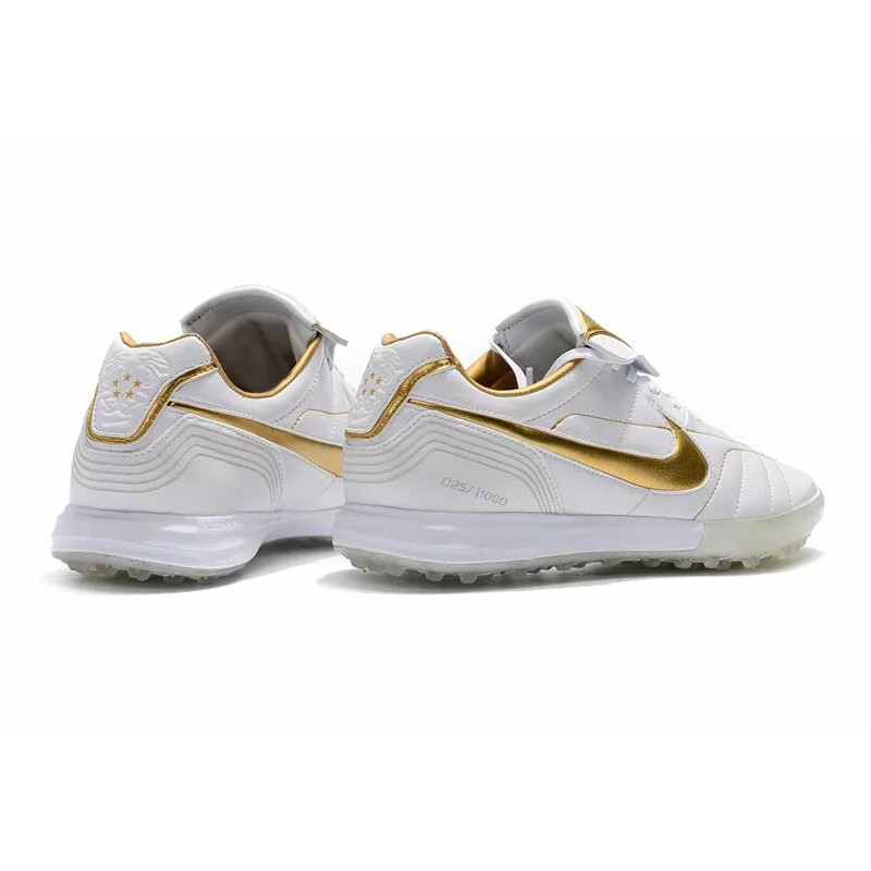 Botas de Fútbol Nike Tiempo Legend 7 R10 Elite TF Negro / Dorado / Blanco (#39~#45)