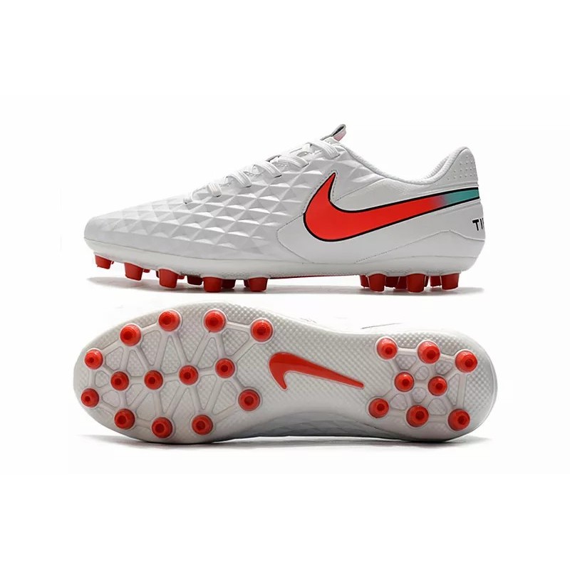 Botas de Fútbol Nike Tiempo Legend VIII Acadermy AG Gris / Blanco / Azul / Negro / Plata (#39~#45)