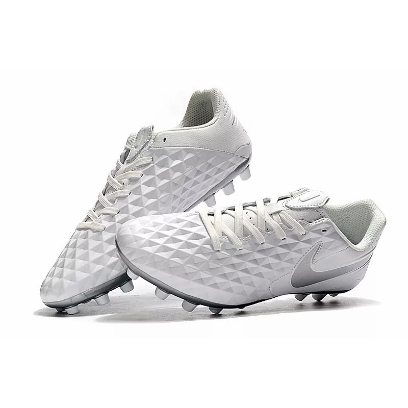 Botas de Fútbol Nike Tiempo Legend VIII Acadermy AG Gris / Blanco / Azul / Negro / Plata (#39~#45)