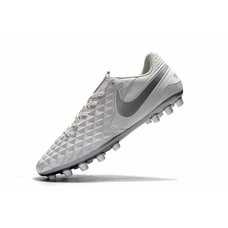 Botas de Fútbol Nike Tiempo Legend VIII Acadermy AG Gris / Blanco / Azul / Negro / Plata (#39~#45)