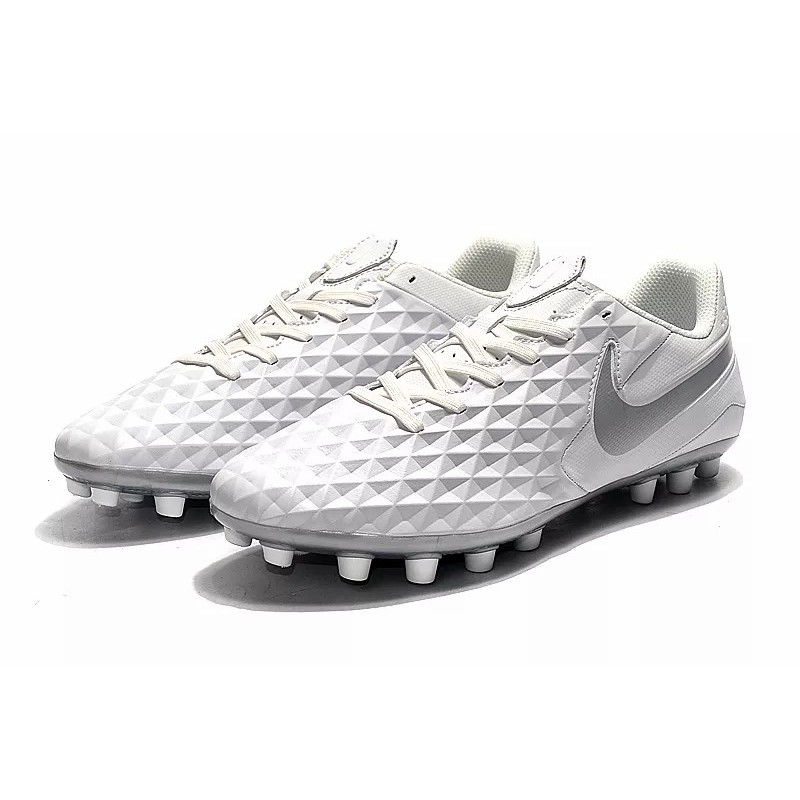 Botas de Fútbol Nike Tiempo Legend VIII Acadermy AG Gris / Blanco / Azul / Negro / Plata (#39~#45)