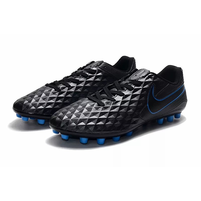 Botas de Fútbol Nike Tiempo Legend VIII Acadermy AG Gris / Blanco / Azul / Negro / Plata (#39~#45)