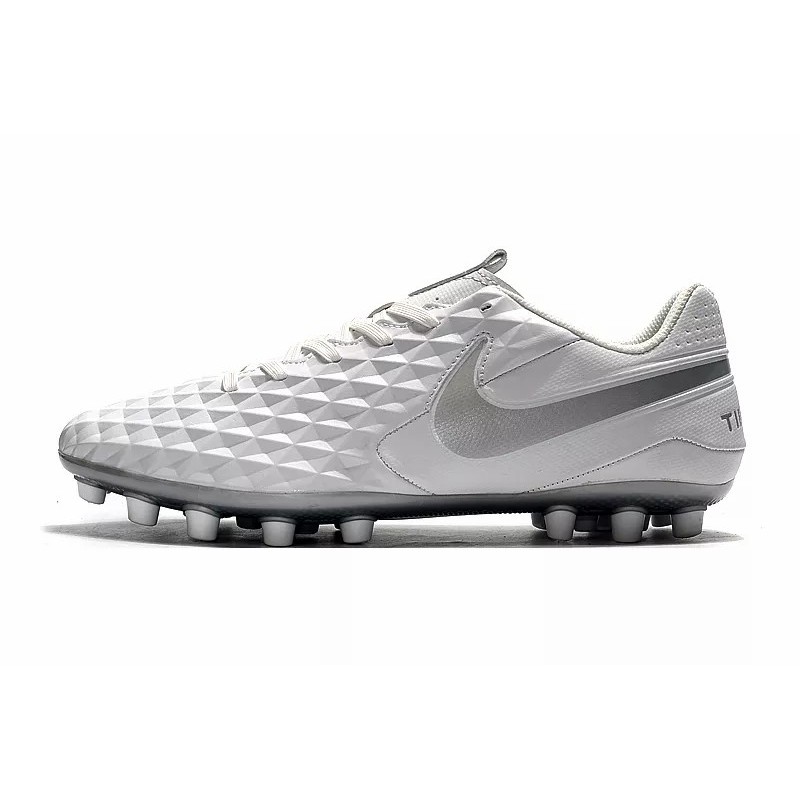 Botas de Fútbol Nike Tiempo Legend VIII Acadermy AG Blanco / Azul / Negro (#39~#45)