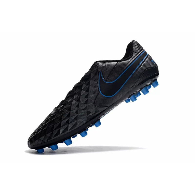 Botas de Fútbol Nike Tiempo Legend VIII Acadermy AG Blanco / Azul / Negro (#39~#45)