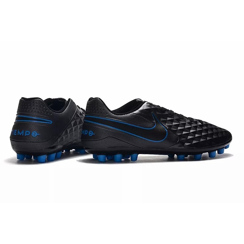 Botas de Fútbol Nike Tiempo Legend VIII Acadermy AG Blanco / Azul / Negro (#39~#45)