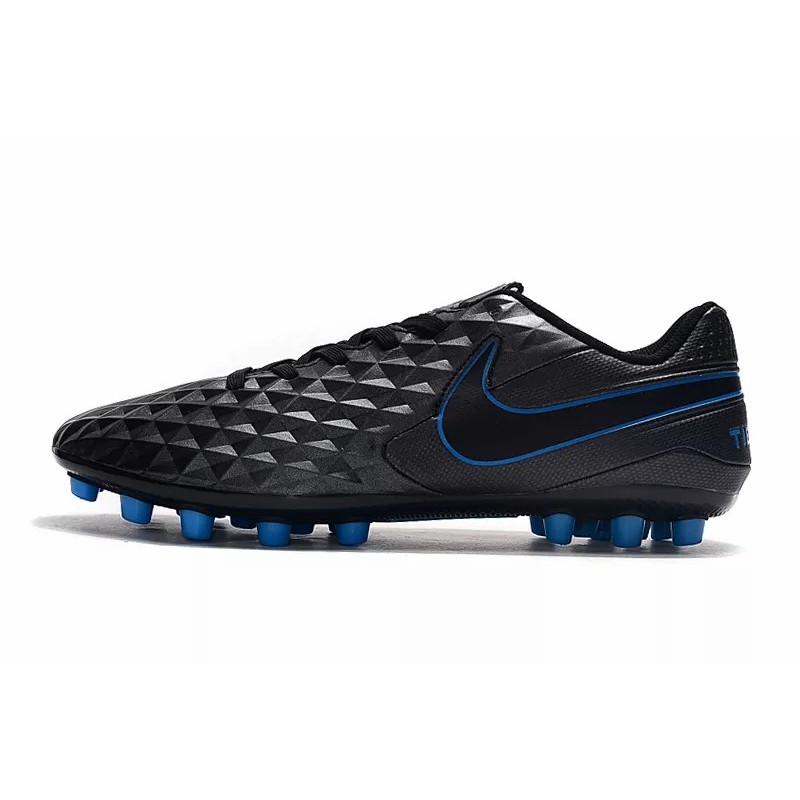 Botas de Fútbol Nike Tiempo Legend VIII Acadermy AG Blanco / Azul / Negro (#39~#45)