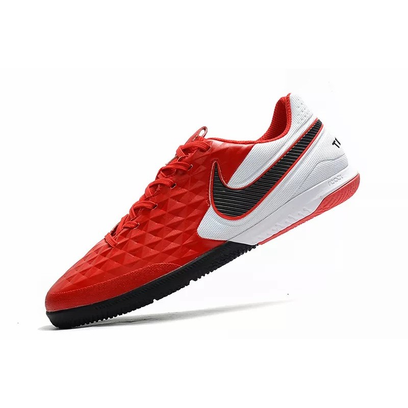 Botas de Fútbol NIke Tiempo Lunar Legend VIII Pro IC Azul&Amarillo Fluorescente / Blanco / Negro&Naranja / Rojo / Negro / Blanco&Rojo Naranja / Negro&Blanco / Azul&Azul Marino / Negro&Blanco&Azu l /Blanco&Gris (#39~#45)