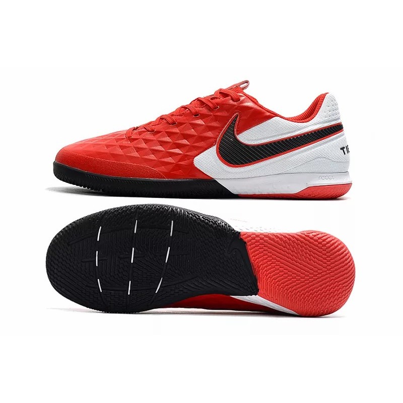 Botas de Fútbol NIke Tiempo Lunar Legend VIII Pro IC Azul&Amarillo Fluorescente / Blanco / Negro&Naranja / Rojo / Negro / Blanco&Rojo Naranja / Negro&Blanco / Azul&Azul Marino / Negro&Blanco&Azu l /Blanco&Gris (#39~#45)