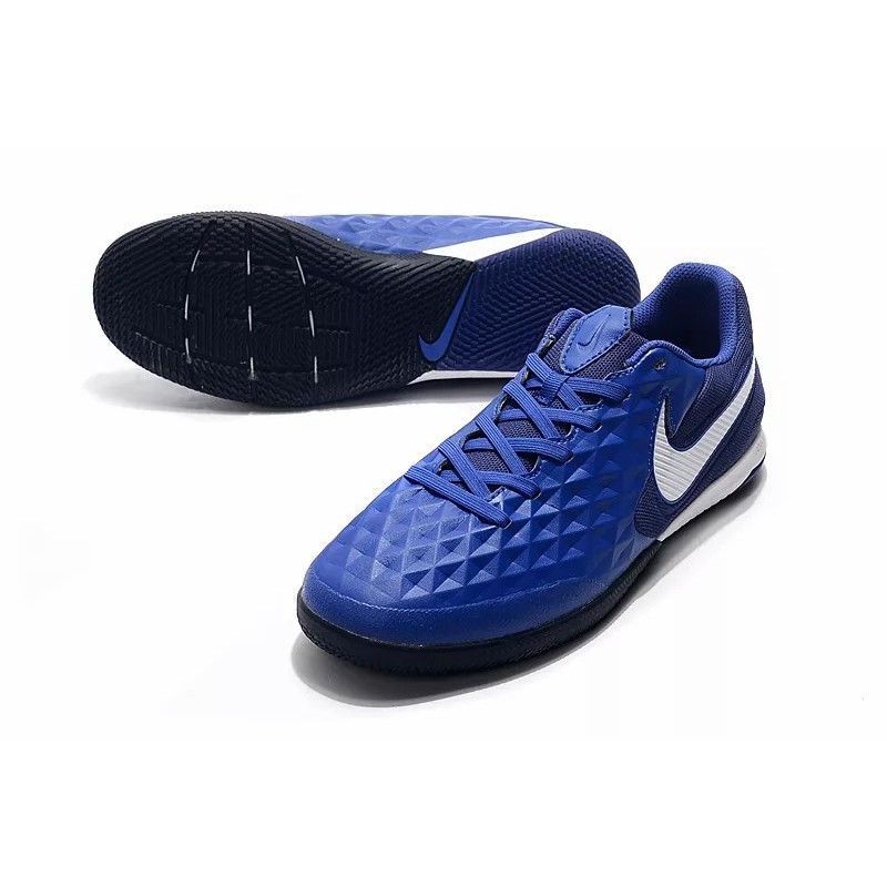 Botas de Fútbol NIke Tiempo Lunar Legend VIII Pro IC Azul&Amarillo Fluorescente / Blanco / Negro&Naranja / Rojo / Negro / Blanco&Rojo Naranja / Negro&Blanco / Azul&Azul Marino / Negro&Blanco&Azu l /Blanco&Gris (#39~#45)