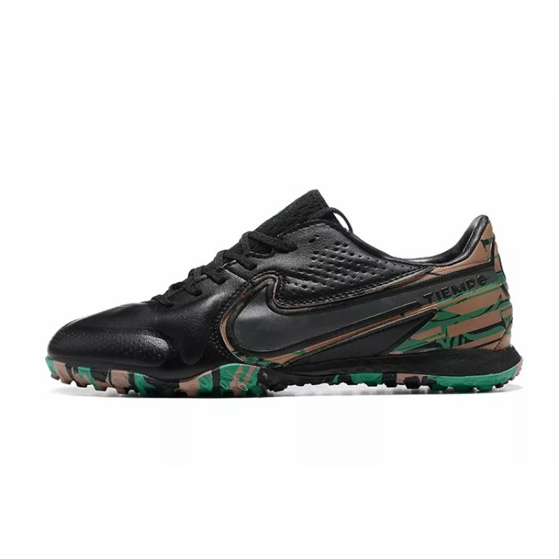 Botas de Fútbol Nike Streetgato IC Negro&Verde Camuflaje (#39~#44)