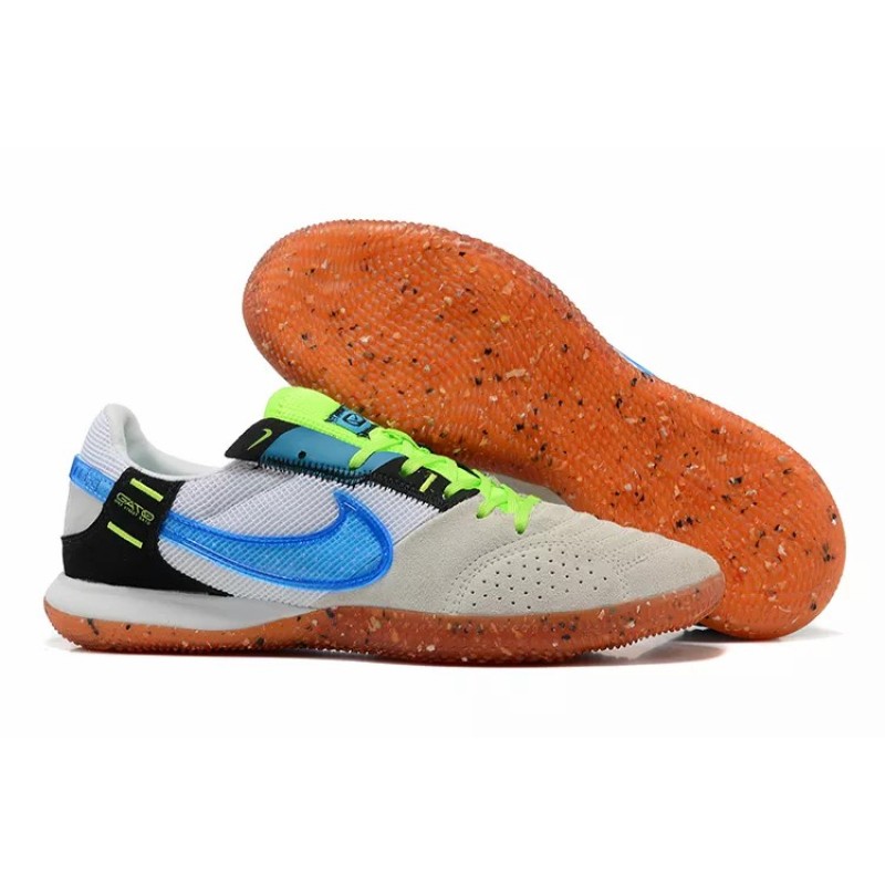 Botas de Fútbol Nike Streetgato IC Blanco&Gris (#39~#45)