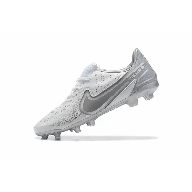 Botas de Fútbol Nike Tiempo Legend 9 FG Blanco&Gris (#39~#45)